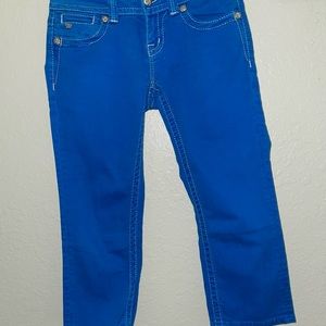 Miss me turquoise capris size 26 jeans